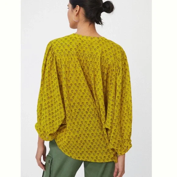 NWT Anthropologie Pilcro The Sidney Printed Batwing Blouse 2X - Picture 3 of 10